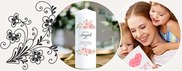 Anyáknapi gyertyák