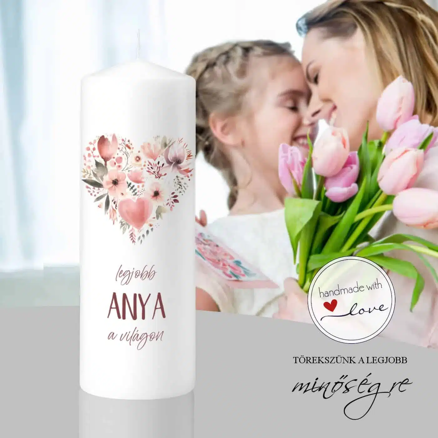 Legjobb anya anyáknapi gyertya